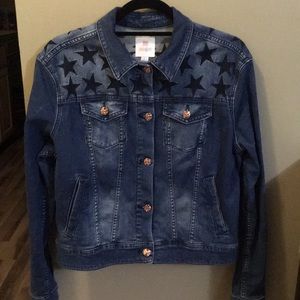 Jean jacket with stars